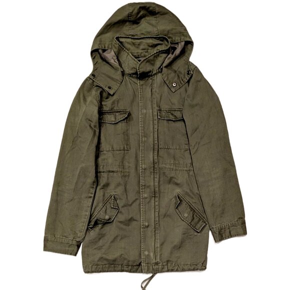 Stussy Jackets & Blazers - Vintage Stussy Removable Hood M65 Army Jacket SZ S